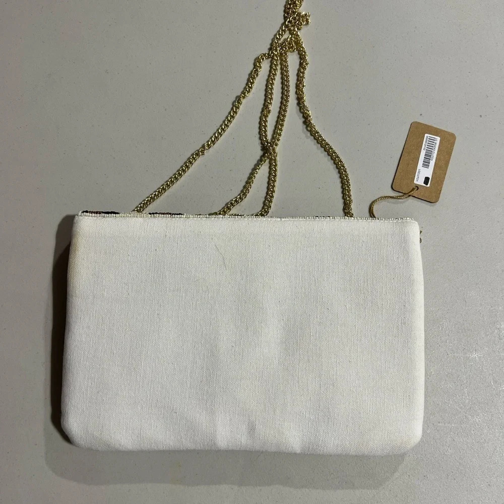 BEADED BEE CROSSBODY - CLUTCH BAG - Picture 3 of 9